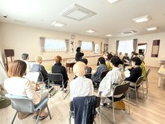 「篠田桃紅を語る会と茶話会」のイベントをやりました