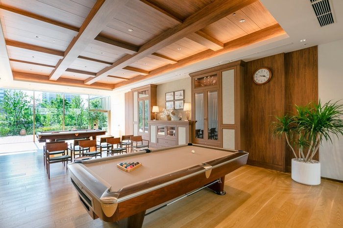 パークビューホールのビリヤード