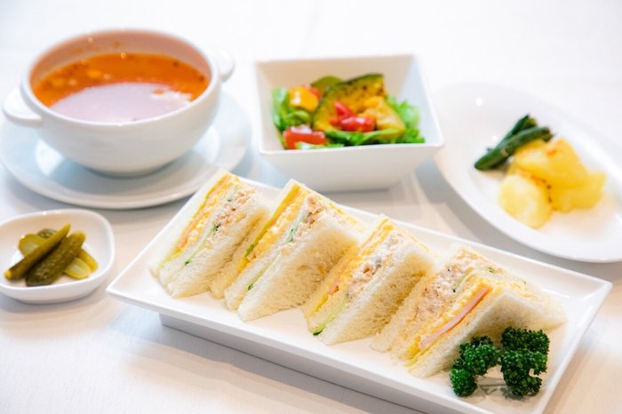 取材日のランチ