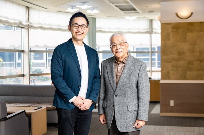 小菅編集長と敬老園サンテール千葉にご入居されているK様