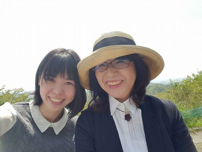 大塚さんの母と妹