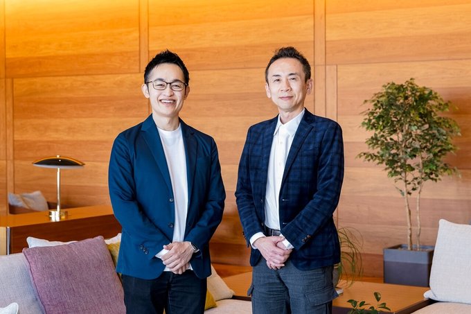 編集長小菅と支配人の丸山雅也さん