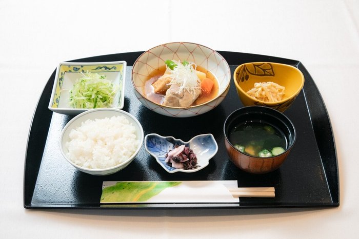 取材日のランチ